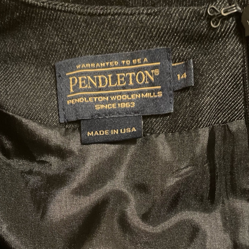 Pendleton Gray Wool Blend Fitted Sheath Cocktail … - image 6